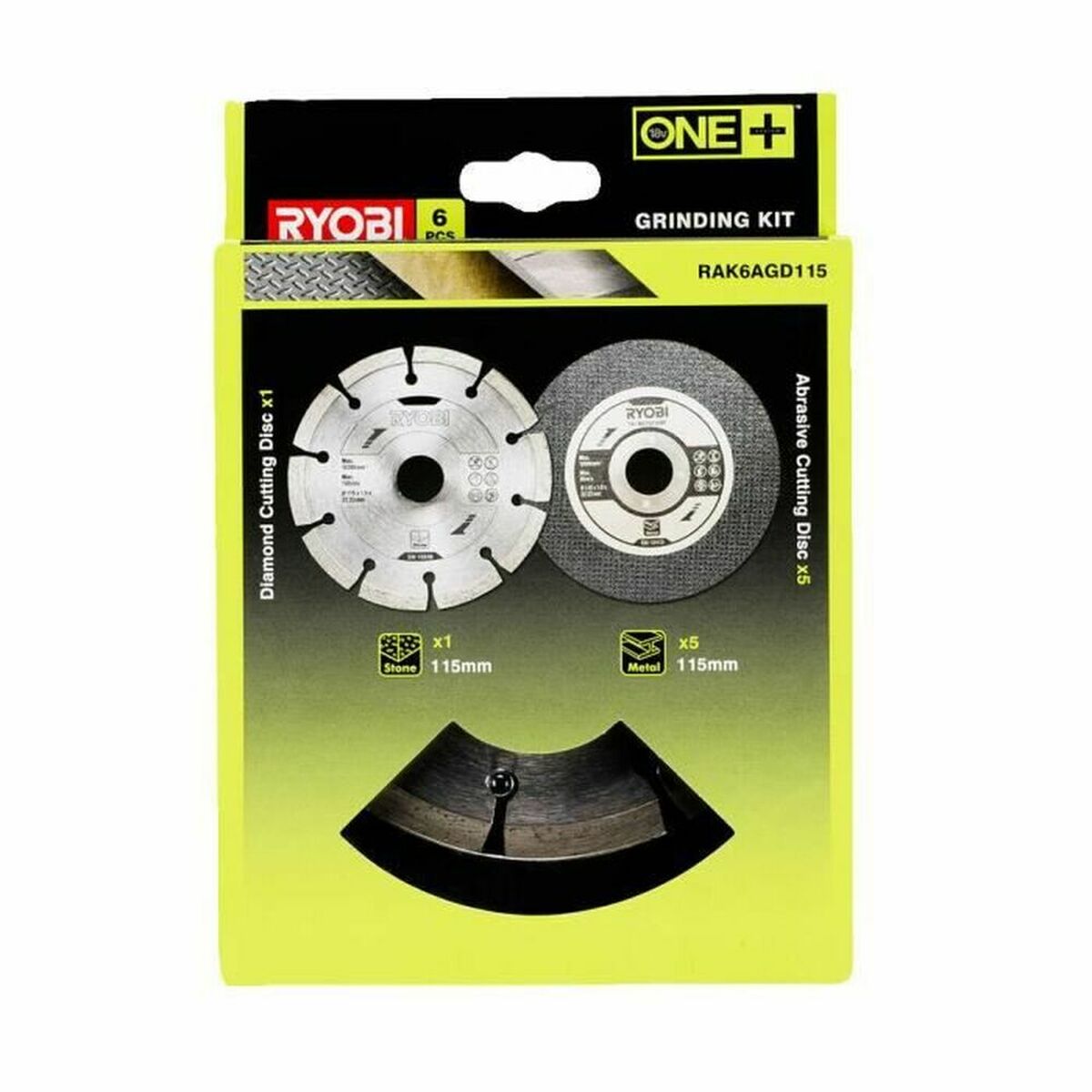 Cutting discs Ryobi (6 Units) Cutting discs Ryobi (6 Units)