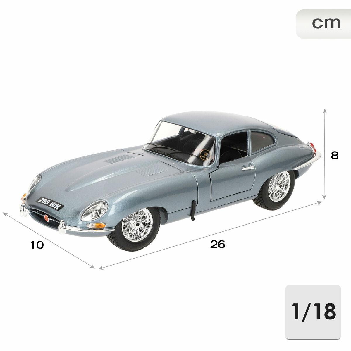 Car Bburago GT-Jaguar “E” Coupe (1961) 1:18