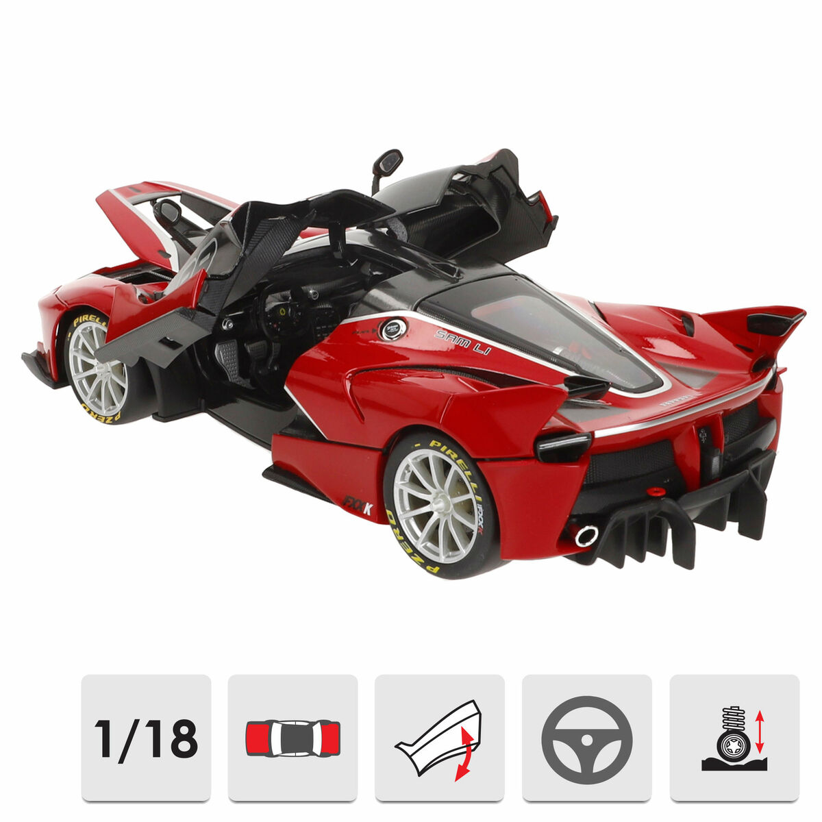 Car Bburago Ferrari FXX K #88 1:18
