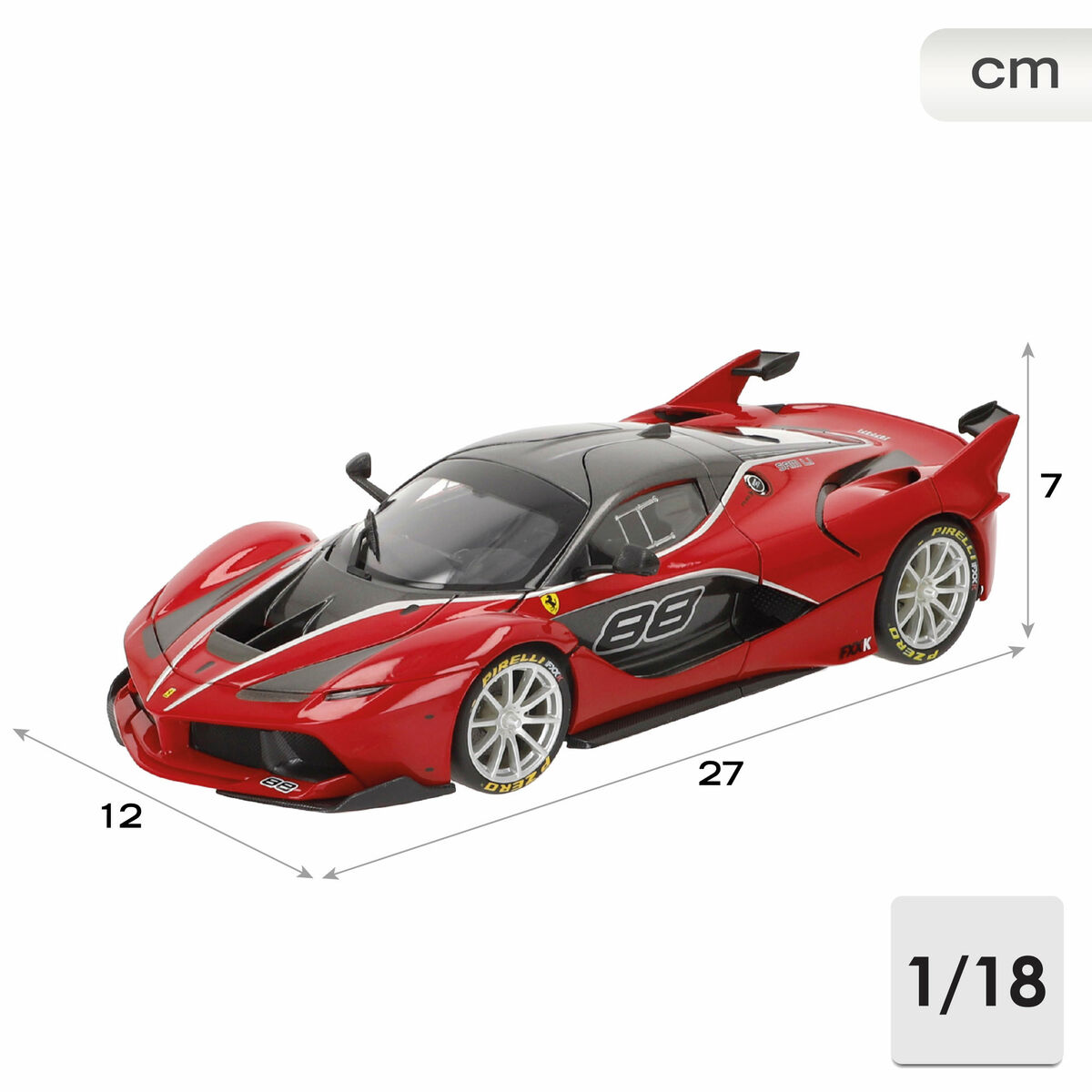 Car Bburago Ferrari FXX K #88 1:18