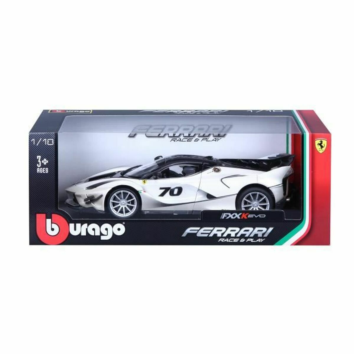 Car Bburago Ferrari FXX K-EVO #70 PE 1:18