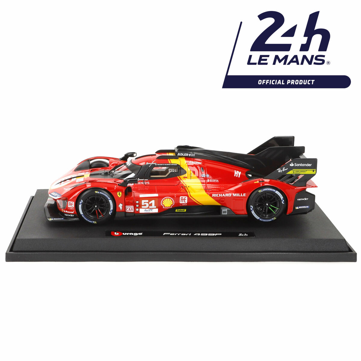 Car Bburago Ferrari Racing 499 LMH #51 1:18