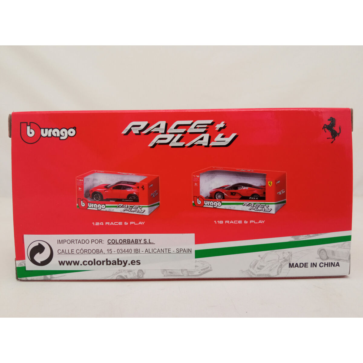 Car Bburago Ferrari Red (1 Unit)