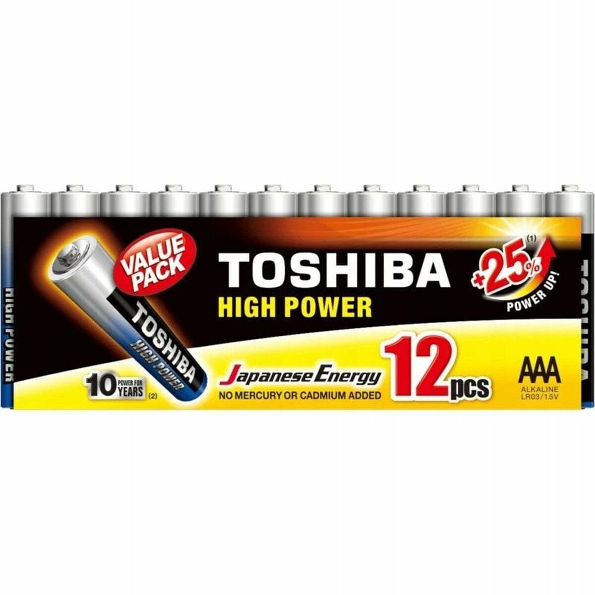 Rechargeable Batteries Toshiba R03ATPACK12 Rechargeable Batteries Toshiba R03ATPACK12