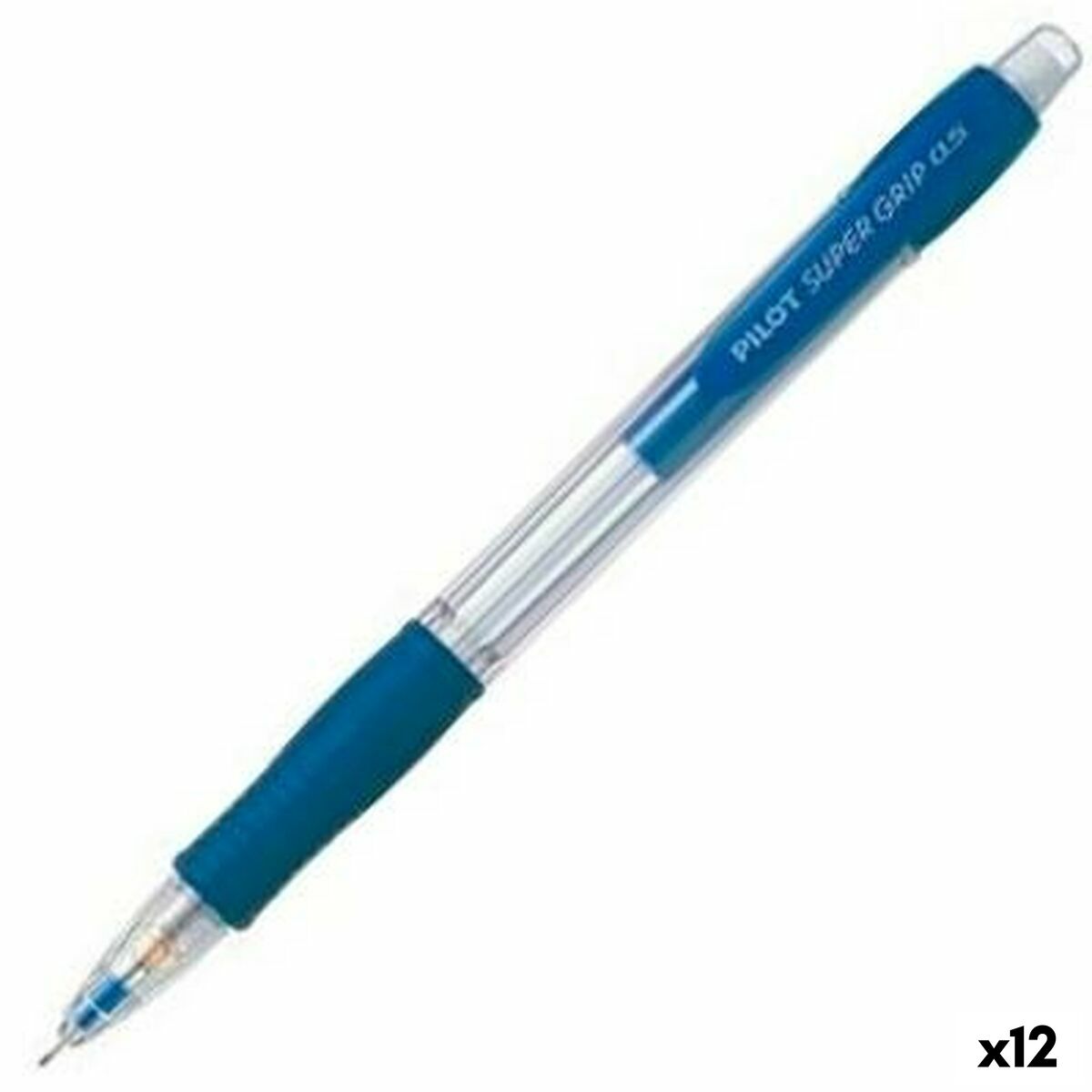 Pencil Lead Holder Pilot Super Grip Blue 0,5 mm (12 Units) Pencil Lead Holder Pilot Super Grip Blue 0,5 mm (12 Units)