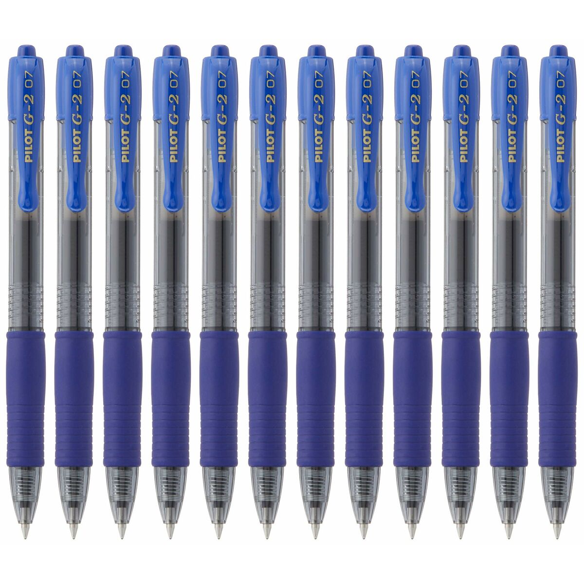 Gel pen Pilot BL-G2-7 Blue 12 Units
