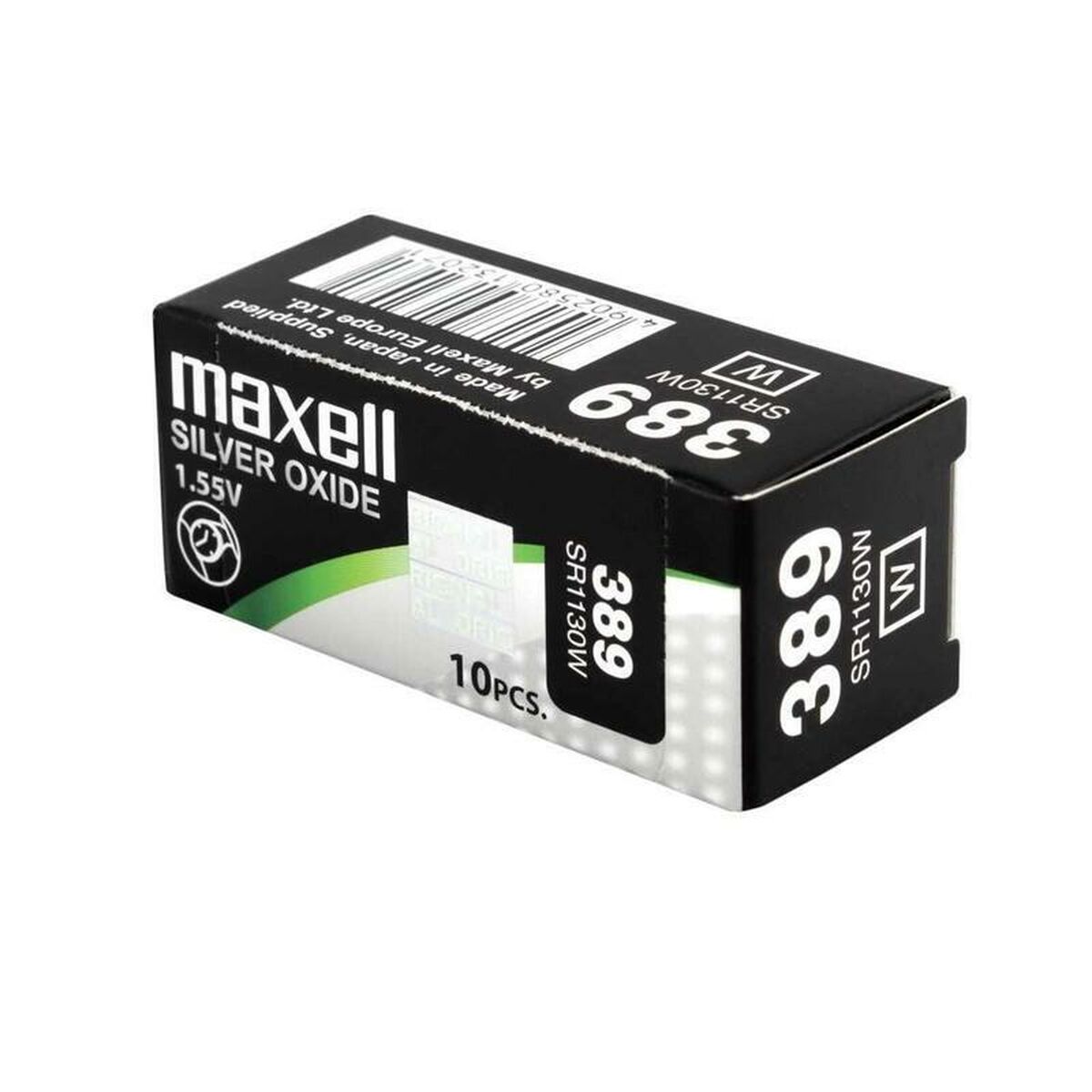 Button Cell Batteries Maxell SR1130W 389 1,55 V Button Cell Batteries Button Cell Batteries Maxell SR1130W 389 1,55 V Button Cell Batteries