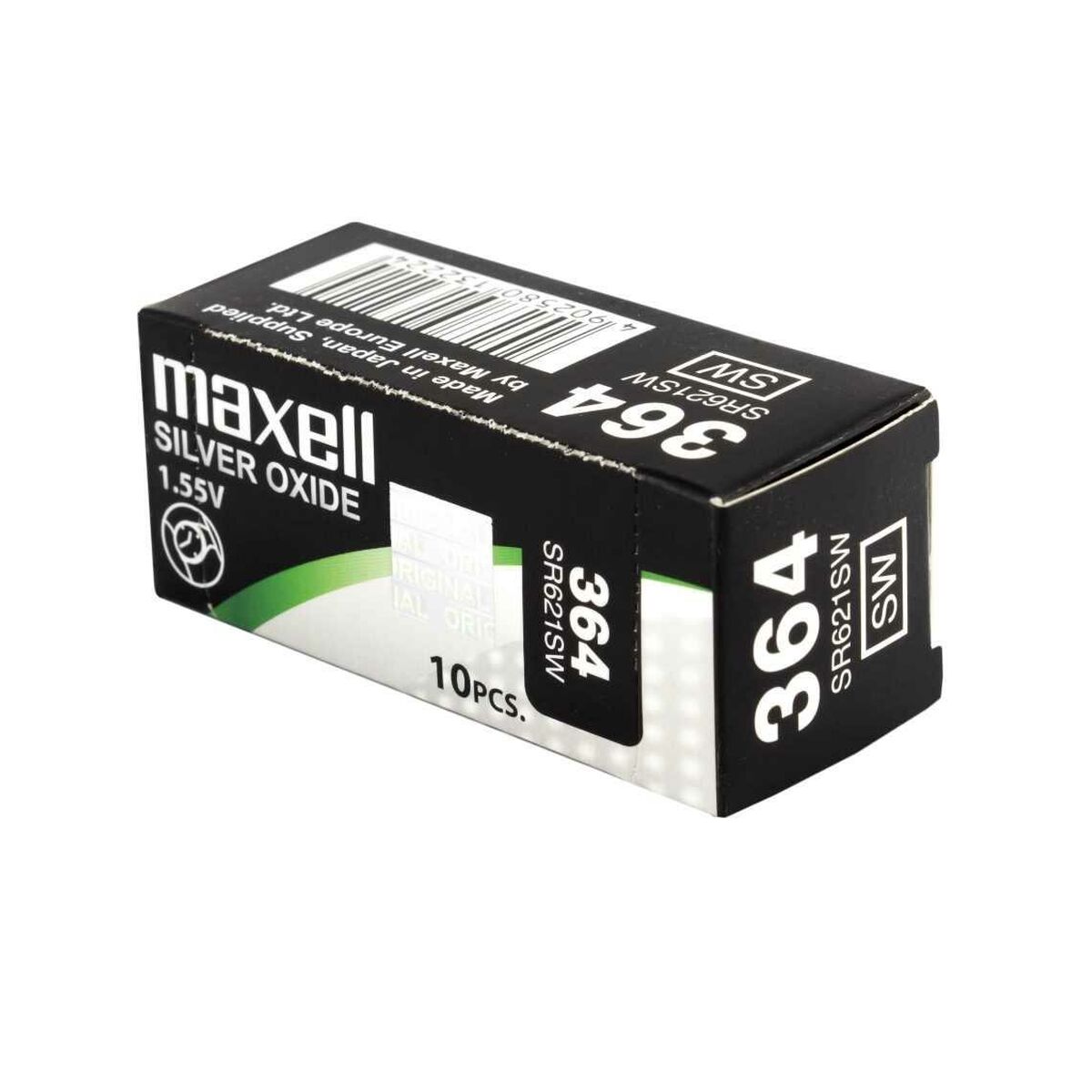 Button battery Maxell SR621SW 364 1,55 V Button Cell Batteries Button battery Maxell SR621SW 364 1,55 V Button Cell Batteries