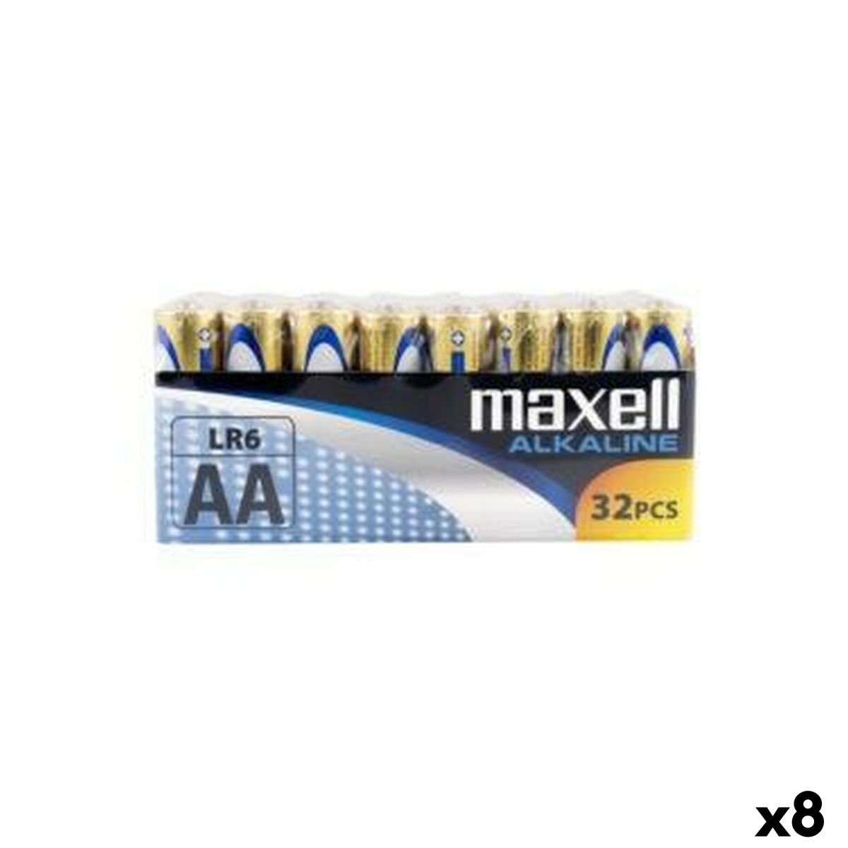 Alkaline Batteries Maxell LR06 1,5 V (32 Pieces) (8 Units) Alkaline Batteries Maxell LR06 1,5 V (32 Pieces) (8 Units)