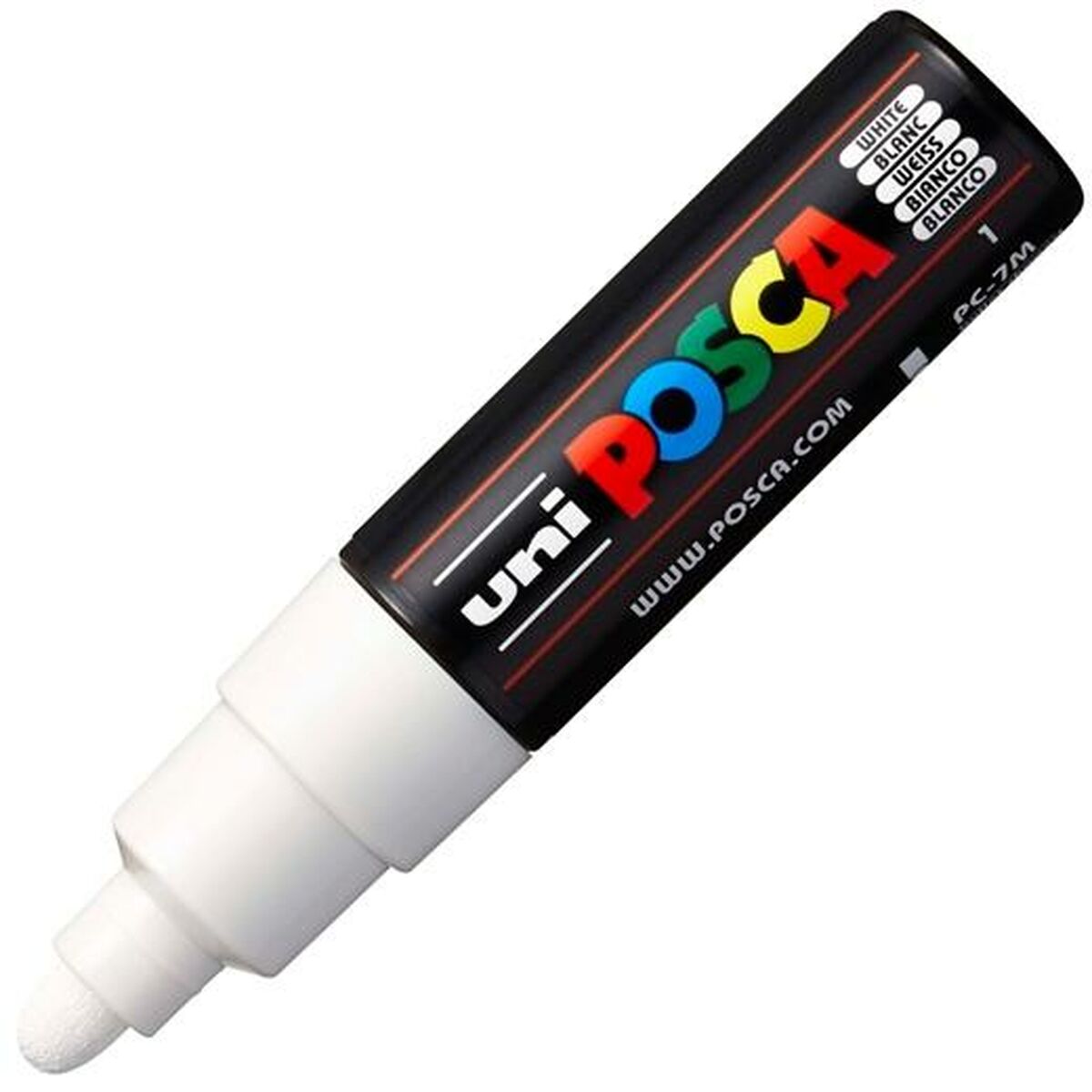 Marker Uni-Ball PC-7M Blanco Plastic Marker Uni-Ball PC-7M Blanco Plastic