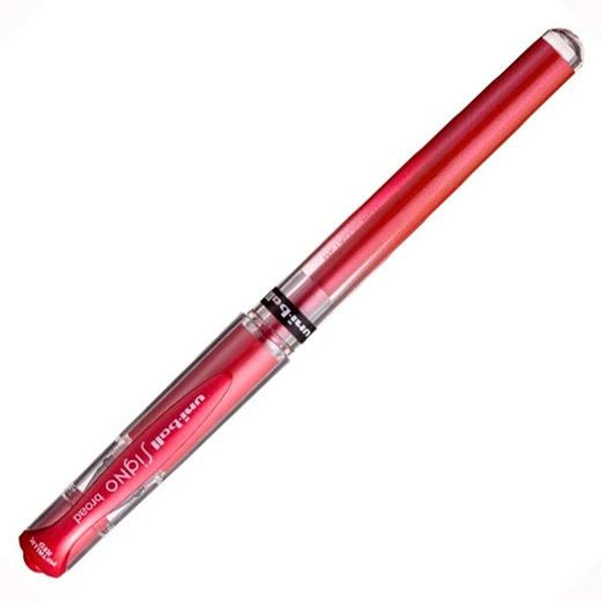 Gel pen Uni-Ball SIGNO BROAD Red 0,6 mm 1,0 mm (12 Units)