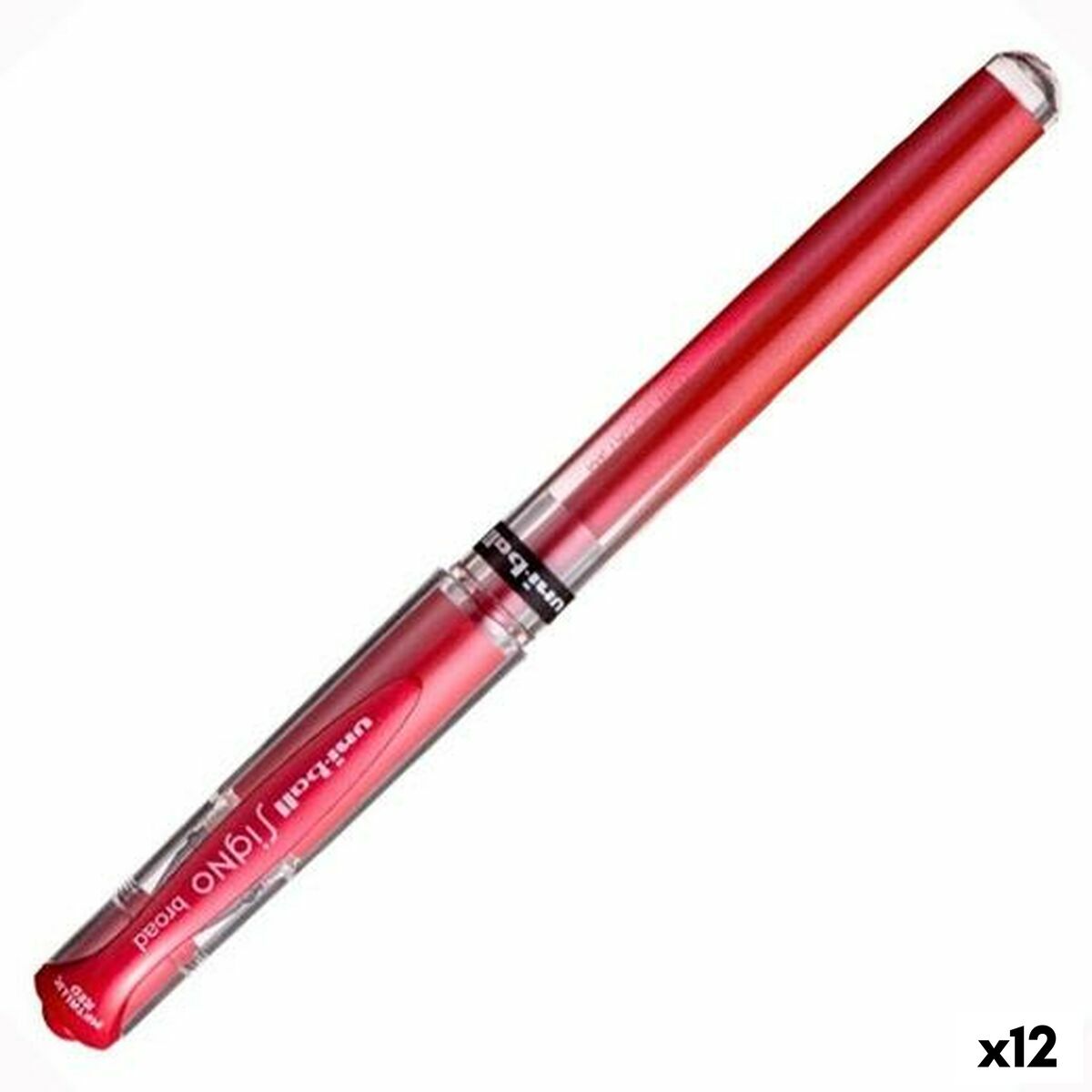 Gel pen Uni-Ball SIGNO BROAD Red 0,6 mm 1,0 mm (12 Units) Gel pen Uni-Ball SIGNO BROAD Red 0,6 mm 1,0 mm (12 Units)