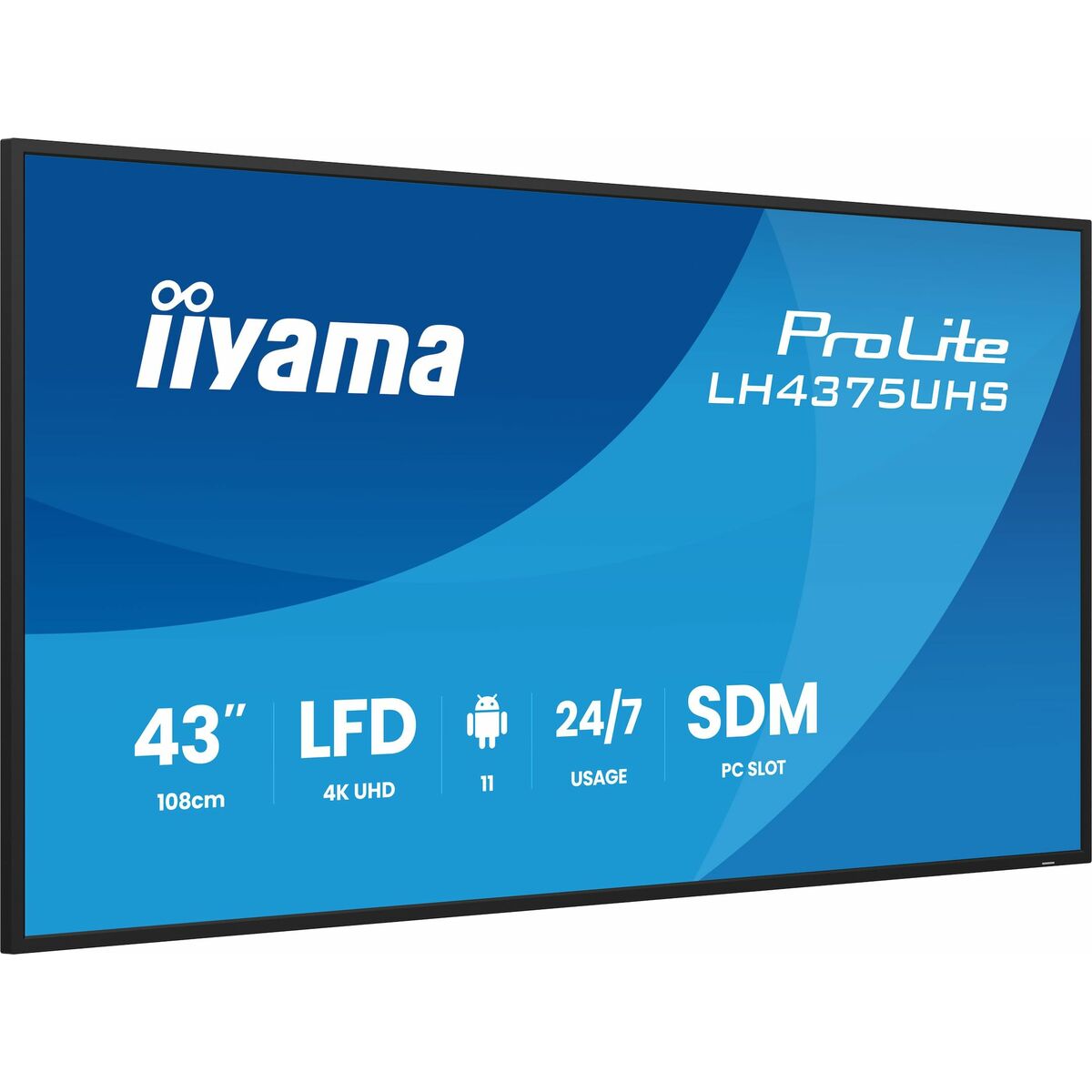 Monitor Iiyama LH4375UHS-B2AG 43″ 4K Ultra HD LCD