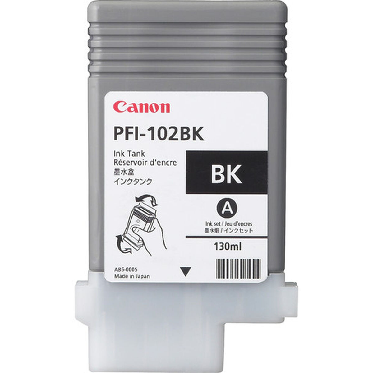 Original Ink Cartridge Canon PFI-102BK Black