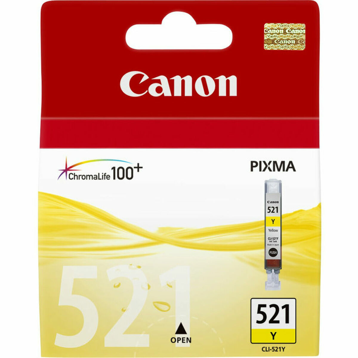 Original Ink Cartridge Canon CLI-521 Y Yellow Original Ink Cartridge Canon CLI-521 Y Yellow
