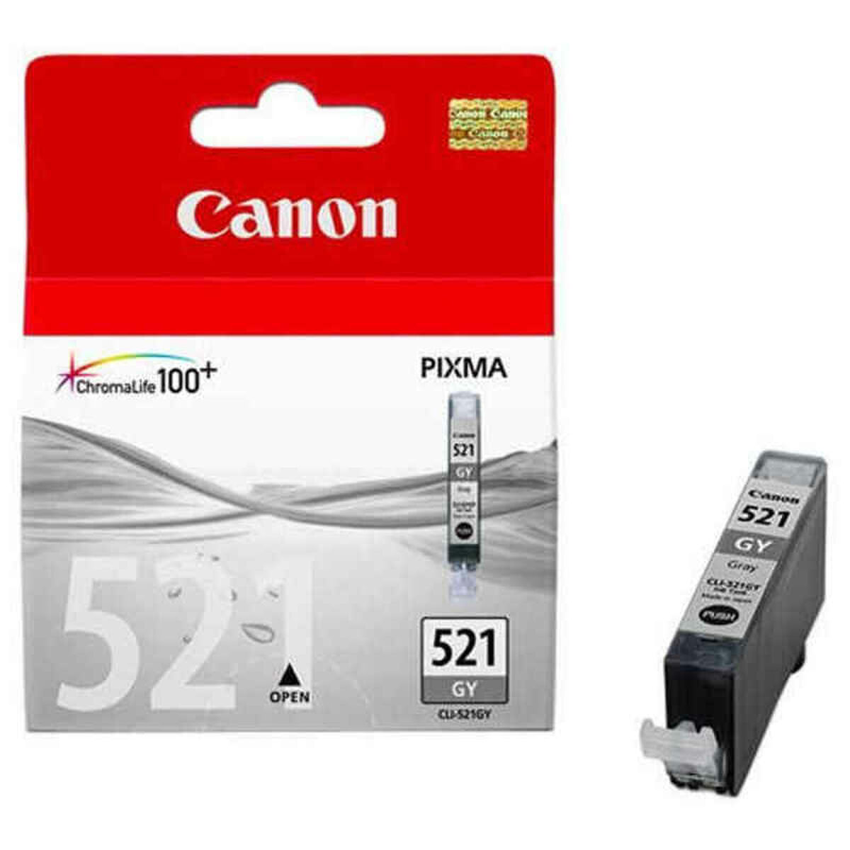 Original Ink Cartridge Canon CLI-521 GY Grey Original Ink Cartridge Canon CLI-521 GY Grey