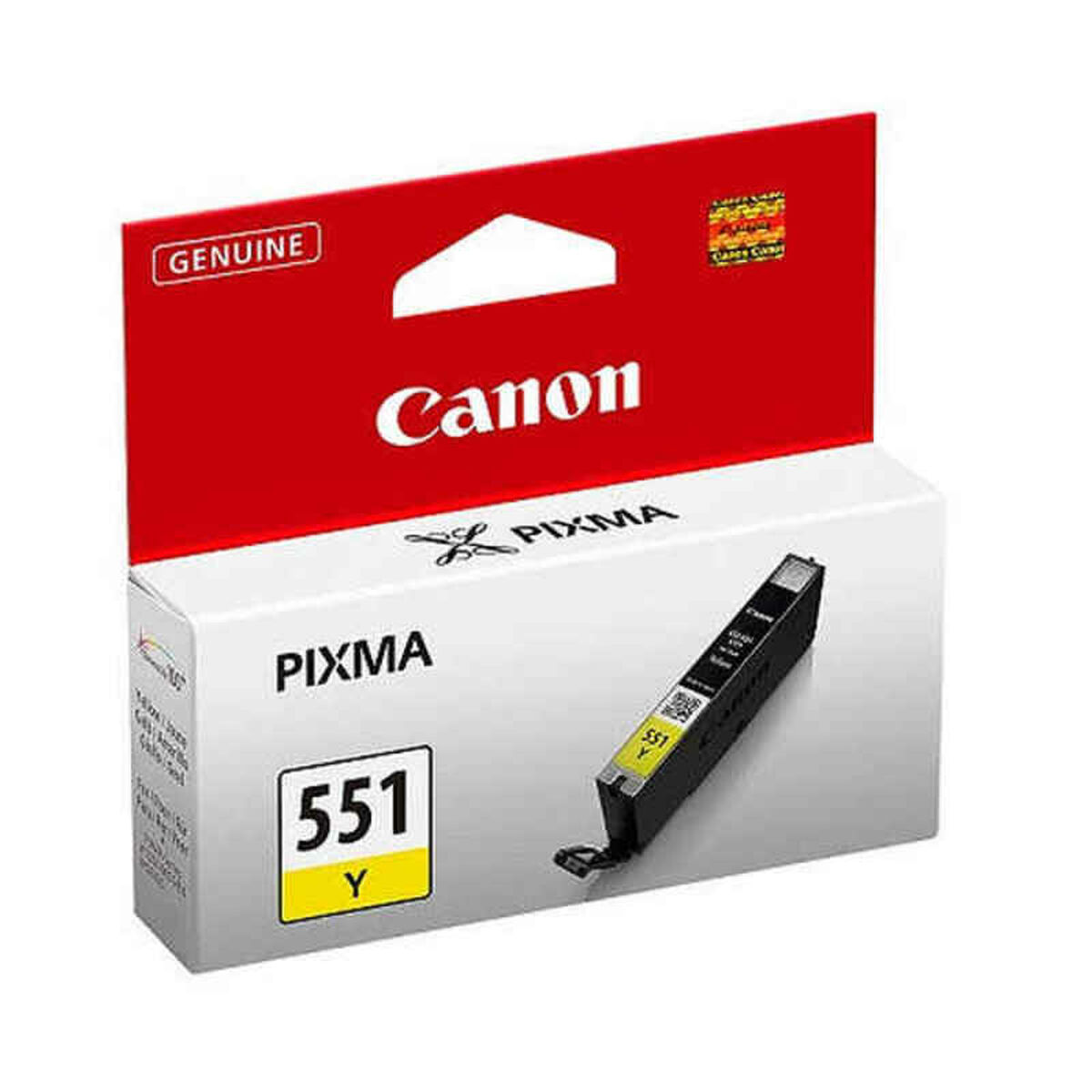 Original Ink Cartridge Canon CLI-551 Y Yellow Original Ink Cartridge Canon CLI-551 Y Yellow