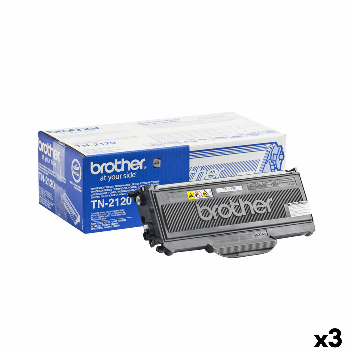 Toner Brother HL-2140/2150/2170W Black (3 Units) Toner Brother HL-2140/2150/2170W Black (3 Units)
