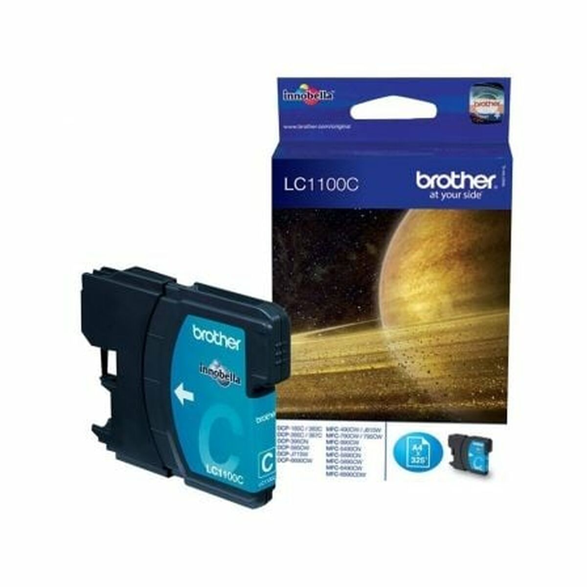 Original Ink Cartridge Brother LC-1100C Cyan (28 Pieces) Original Ink Cartridge Brother LC-1100C Cyan (28 Pieces)