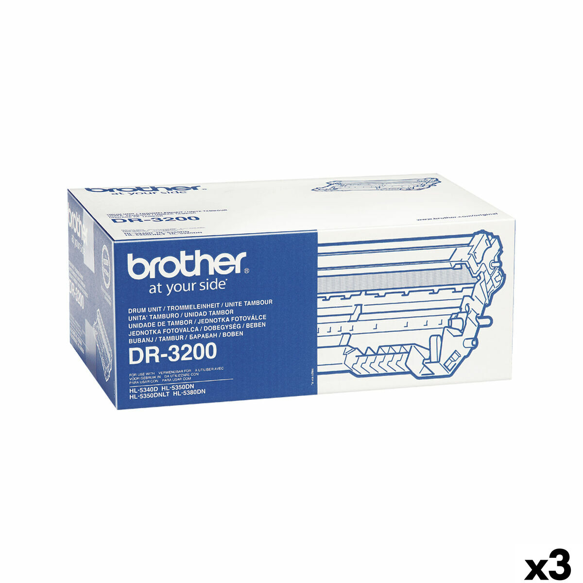 Printer drum Brother DR3200 Black (3 Units) Printer drum Brother DR3200 Black (3 Units)