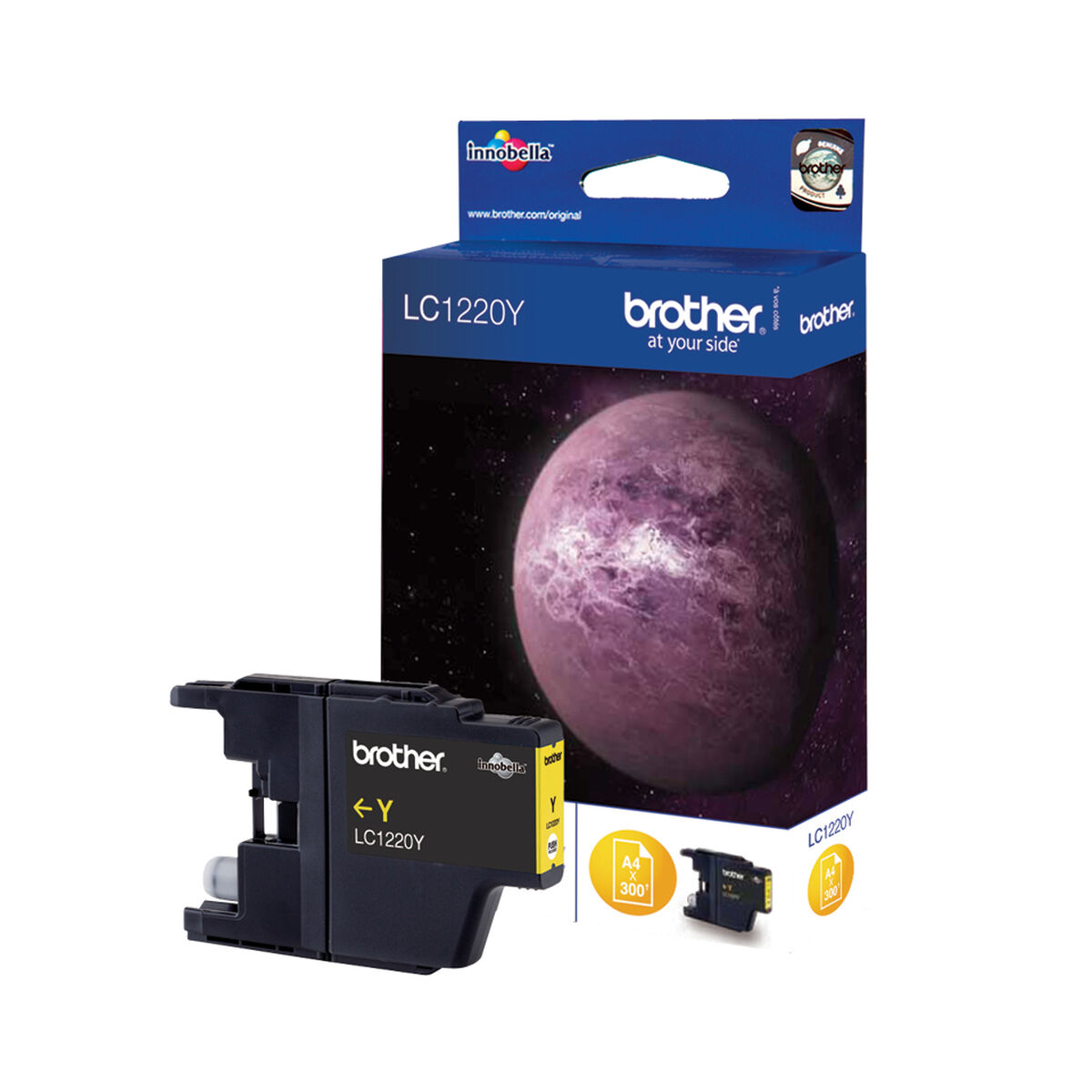 Original Ink Cartridge Brother LC-1220Y Yellow Original Ink Cartridge Brother LC-1220Y Yellow