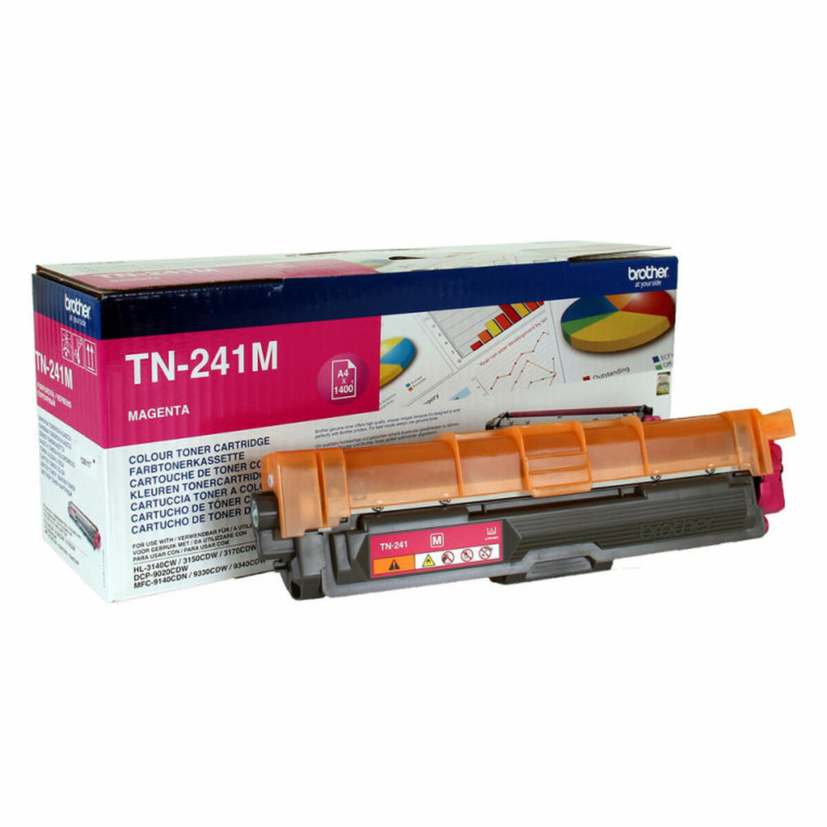 Original Toner Brother TN-241M Black Magenta Original Toner Brother TN-241M Black Magenta