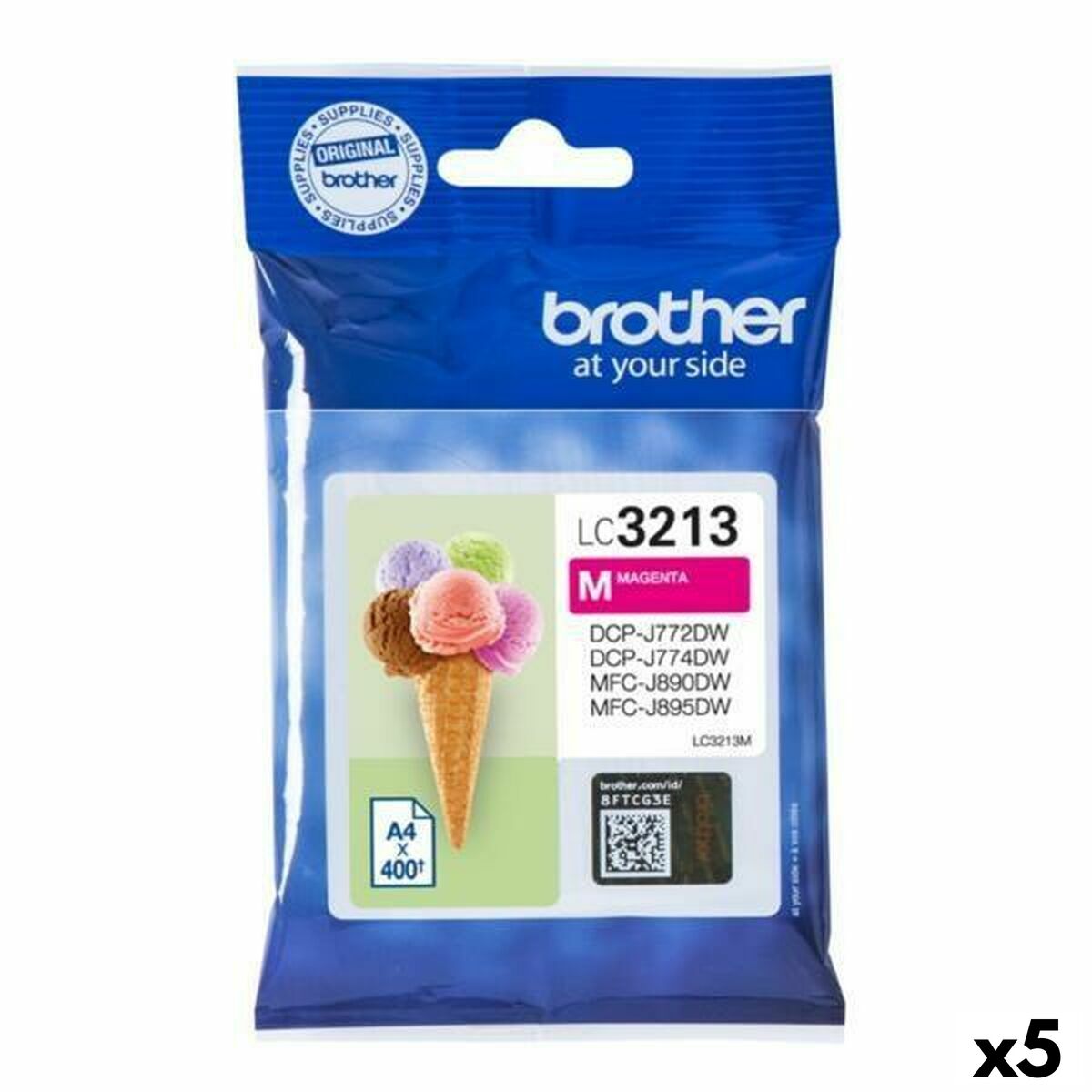 Original Ink Cartridge Brother Magenta (5 Units) Original Ink Cartridge Brother Magenta (5 Units)