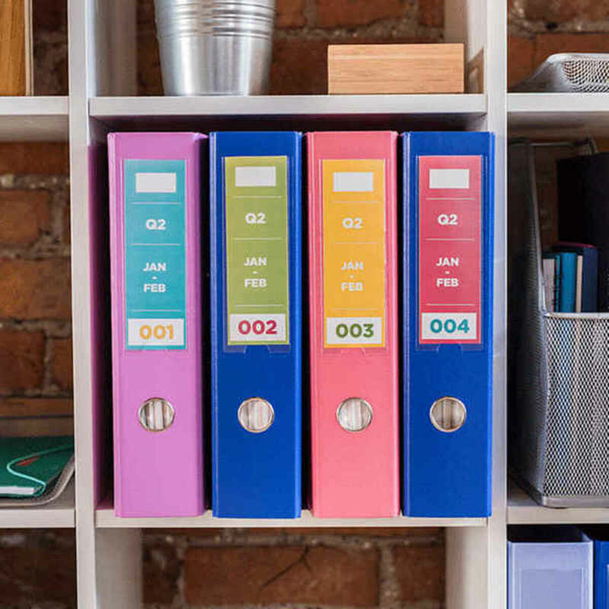 Printer Labels Brother BA77927 White Purple Printer Labels Brother BA77927 White Purple