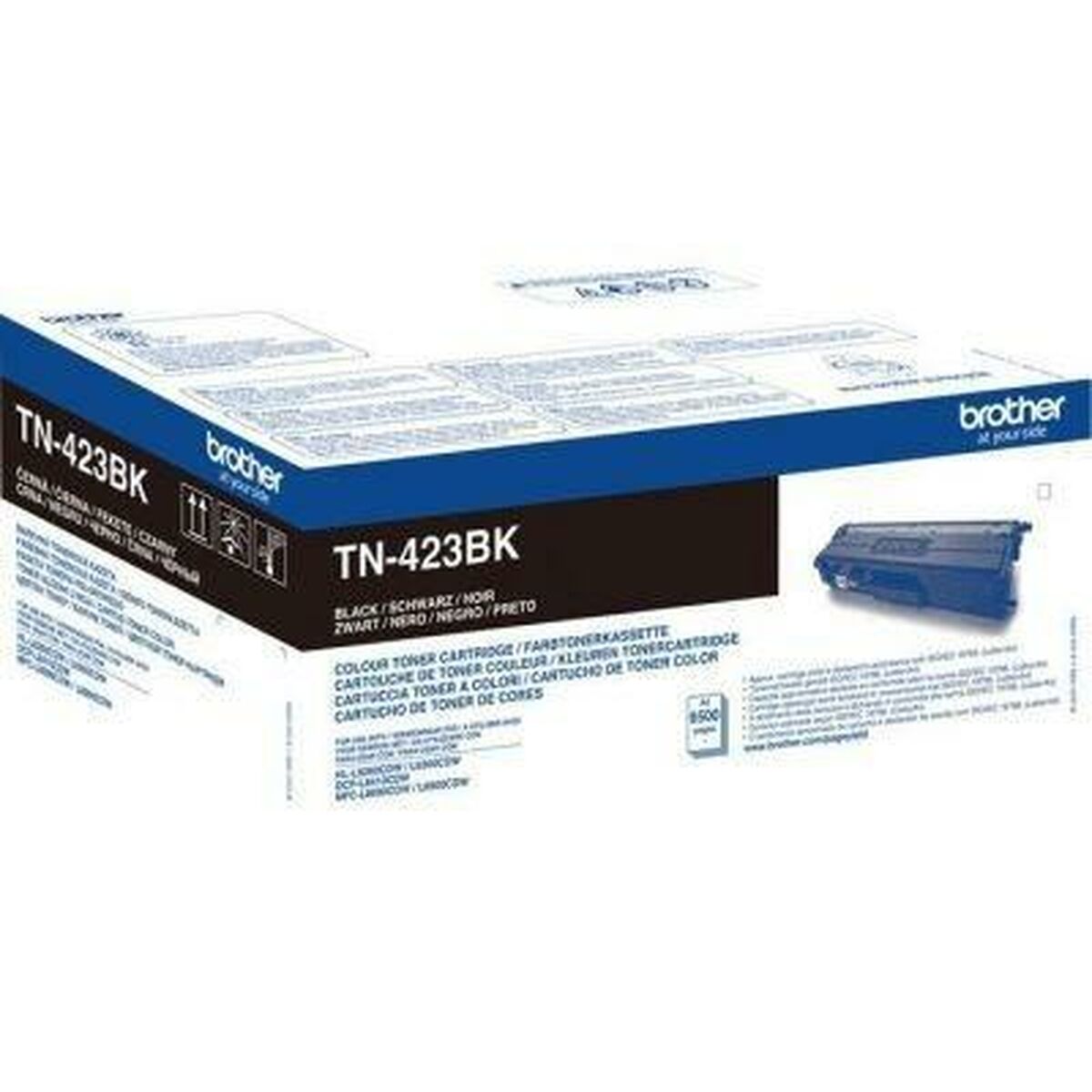 Toner Brother TN423BK Black (4 Units)