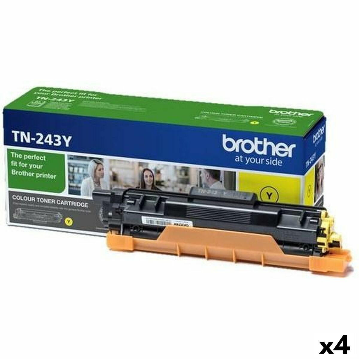Original Toner Brother HLL3210CW Yellow (4 Units) Original Toner Brother HLL3210CW Yellow (4 Units)