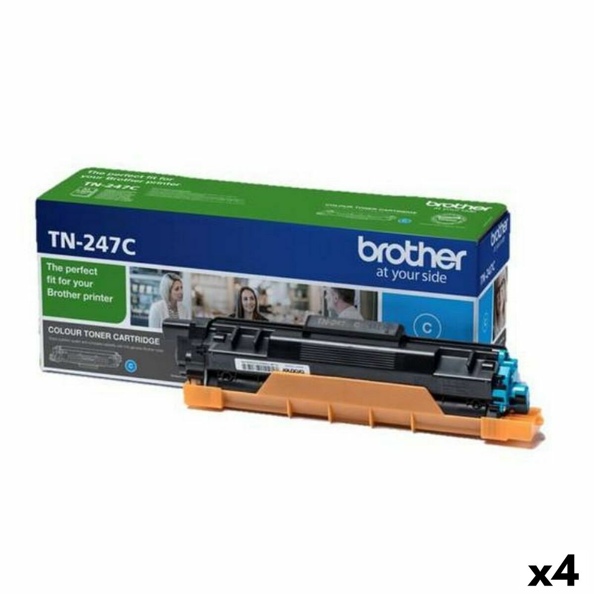 Toner Brother HLL Cyan (4 Units) Toner Brother HLL Cyan (4 Units)