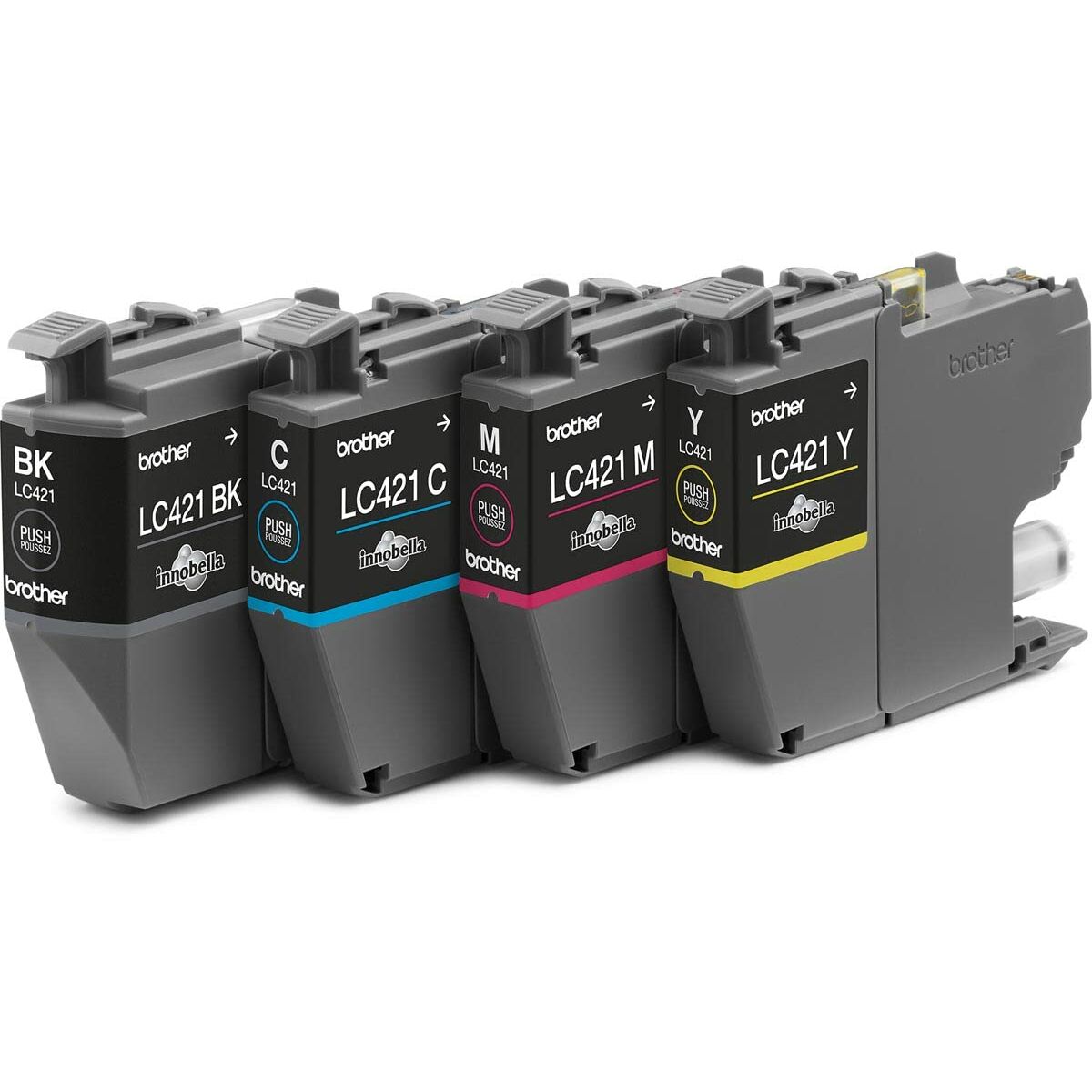Original Ink Cartridge Brother MFC-J1010DW / DCP-J1050DW Yellow (4 Units)