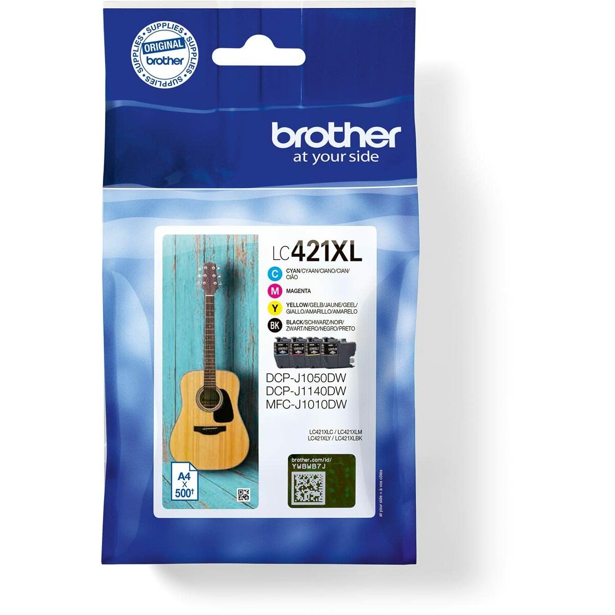 Original Ink Cartridge Brother LC421XL Black/Cyan/Magenta/Yellow (4 Units)