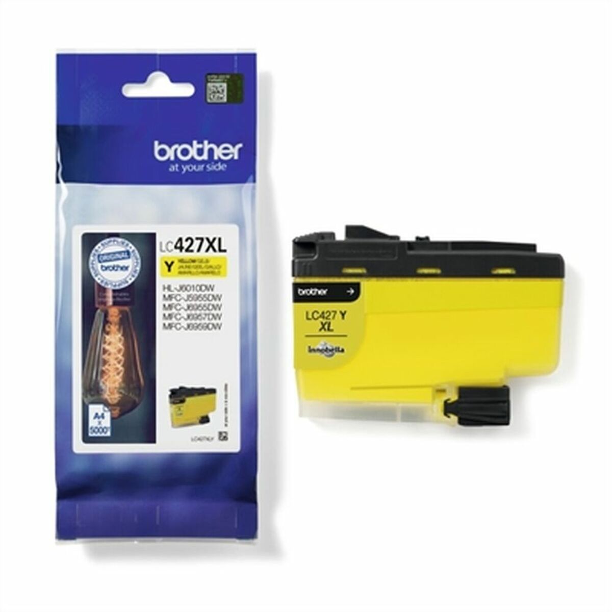 Original Ink Cartridge Brother LC427XLY Yellow