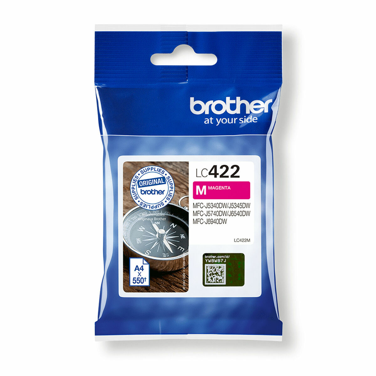 Original Ink Cartridge Brother LC-422M Magenta