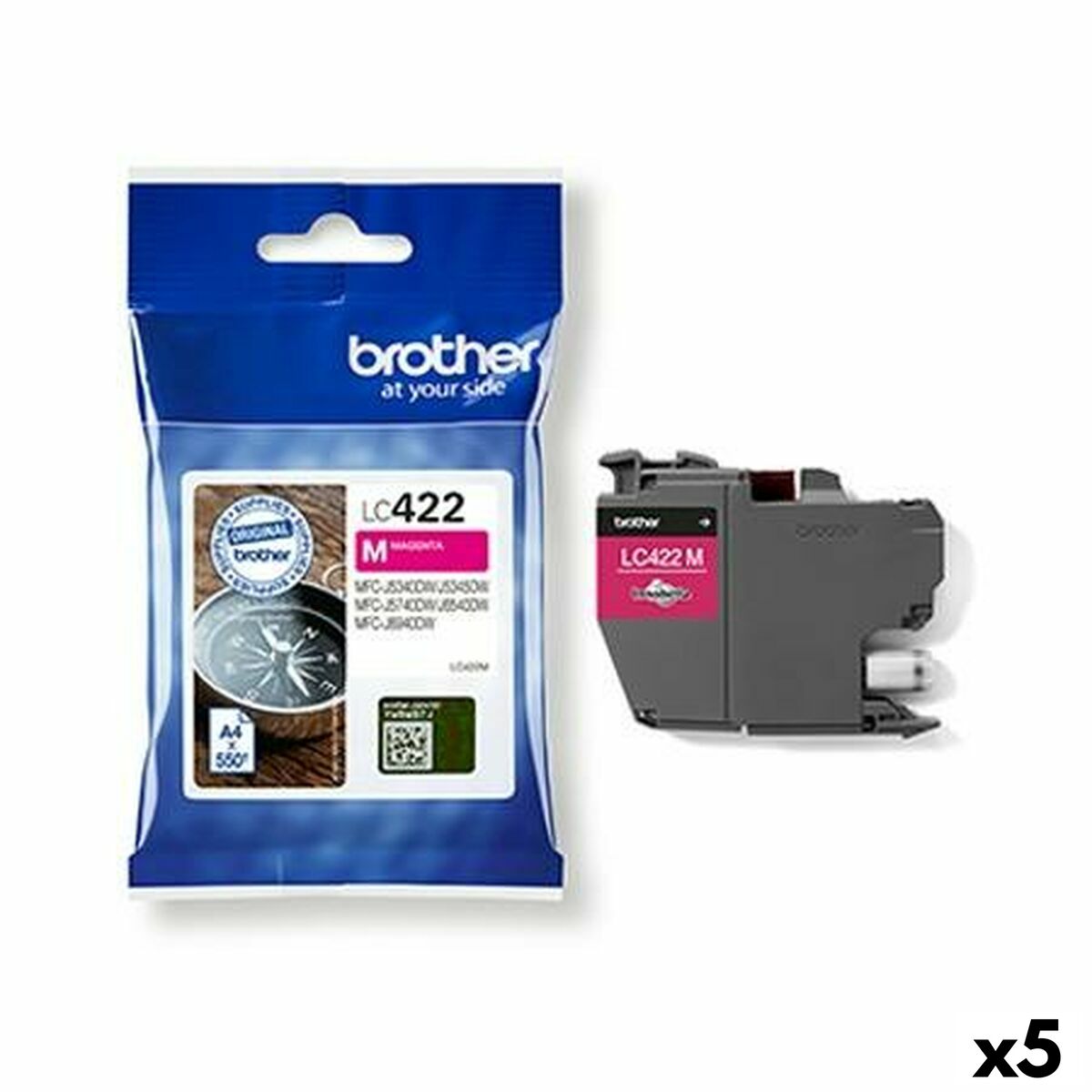 Original Ink Cartridge Brother MFCJ5340DW, MFCJ5740DW, MFCJ6540DW, MFCJ6940DW Magenta (5 Units) Original Ink Cartridge Brother MFCJ5340DW, MFCJ5740DW, MFCJ6540DW, MFCJ6940DW Magenta (5 Units)
