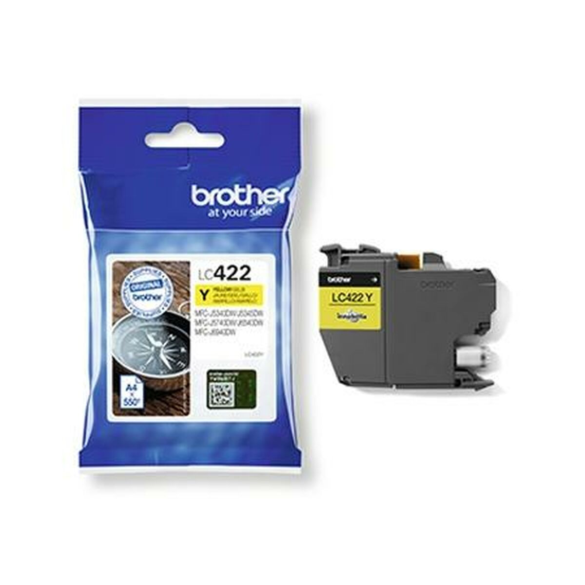 Original Ink Cartridge Brother LC422Y Yellow (5 Units)