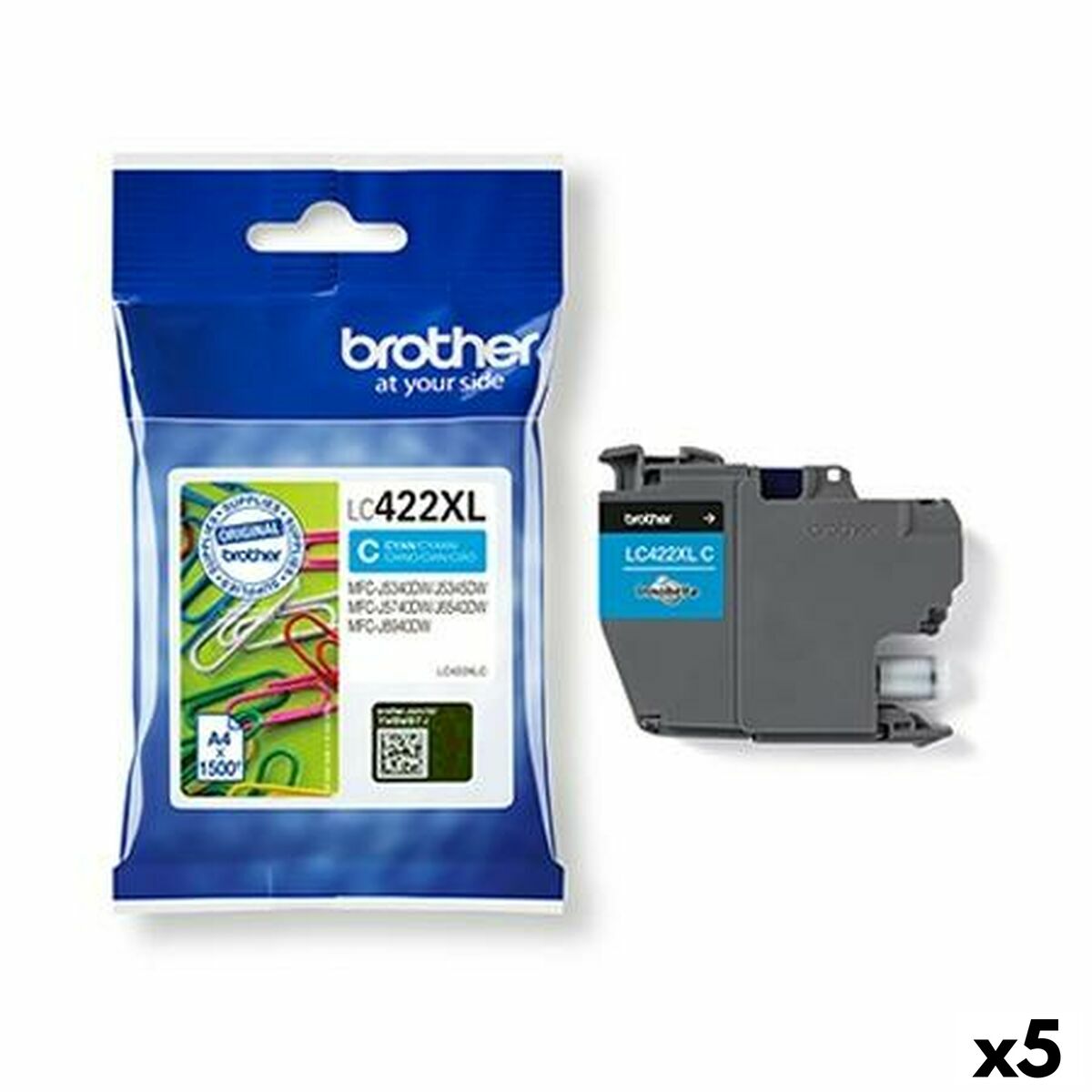 Original Ink Cartridge Brother MFCJ5340DW MFCJ5740DW MFCJ6540DW MFCJ6940DW Cyan (5 Units) Original Ink Cartridge Brother MFCJ5340DW MFCJ5740DW MFCJ6540DW MFCJ6940DW Cyan (5 Units)