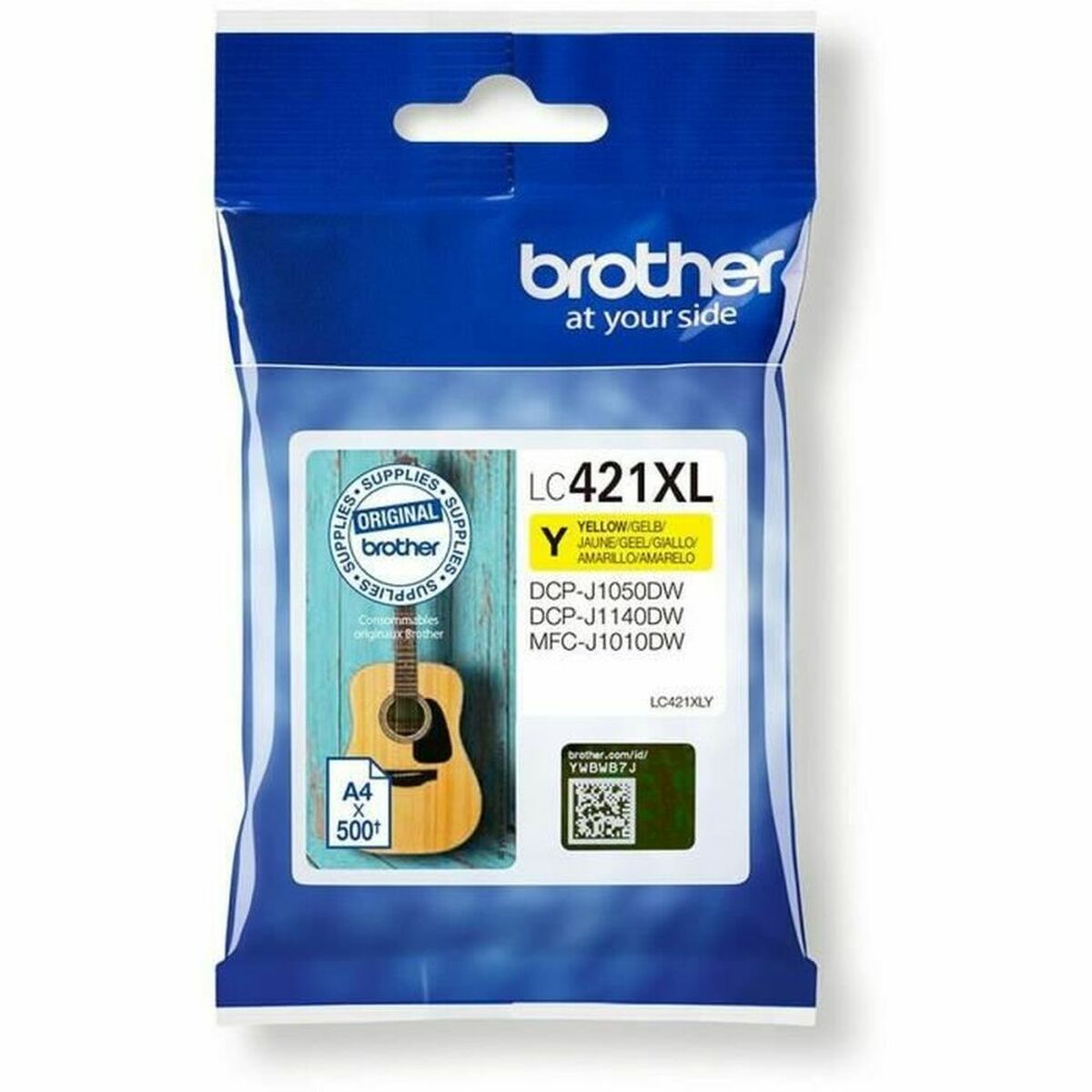 Original Ink Cartridge Brother LC421XLY Yellow (1 Unit) Original Ink Cartridge Brother LC421XLY Yellow (1 Unit)