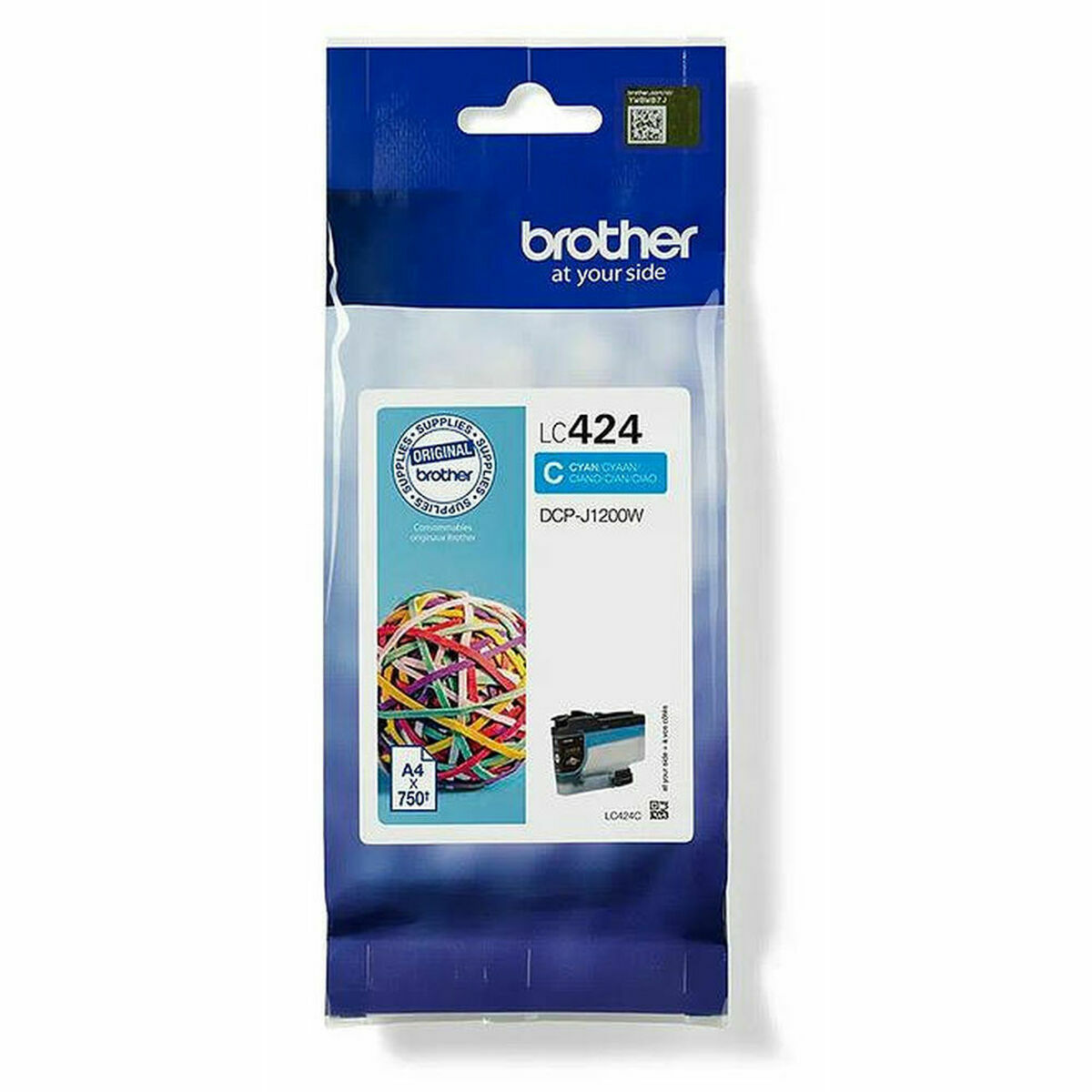 Original Ink Cartridge Brother LC424C Cyan Original Ink Cartridge Brother LC424C Cyan