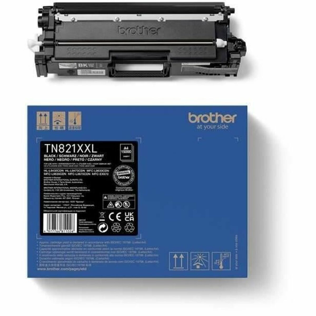 Toner Brother TN-821XXLBK Black Toner Brother TN-821XXLBK Black