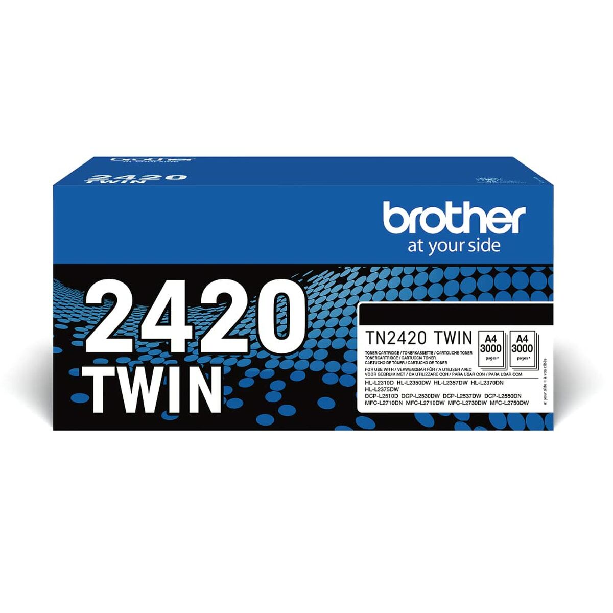 Original Ink Cartridge Brother TN2420TWIN Black