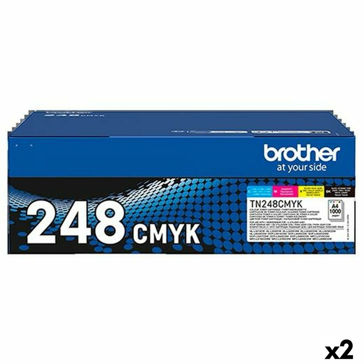 Toner Brother TN248 Yellow Blue Black Magenta (2 Units) Toner Brother TN248 Yellow Blue Black Magenta (2 Units)