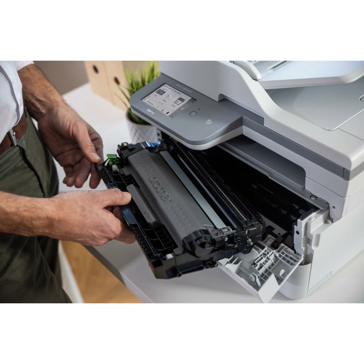 Monochrome Laser Printer Brother MFCL2980DWRE1 Wi-Fi Fax Scanner