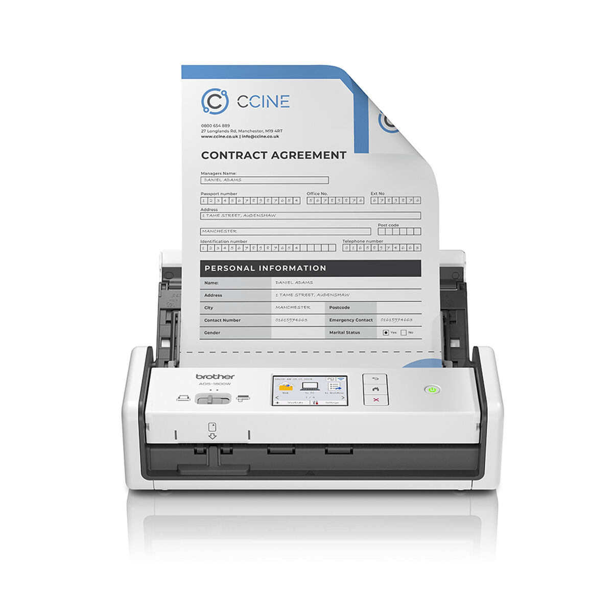 Duplex Colour Portable Scanner Brother 6-20 ppm Duplex Colour Portable Scanner Brother 6-20 ppm