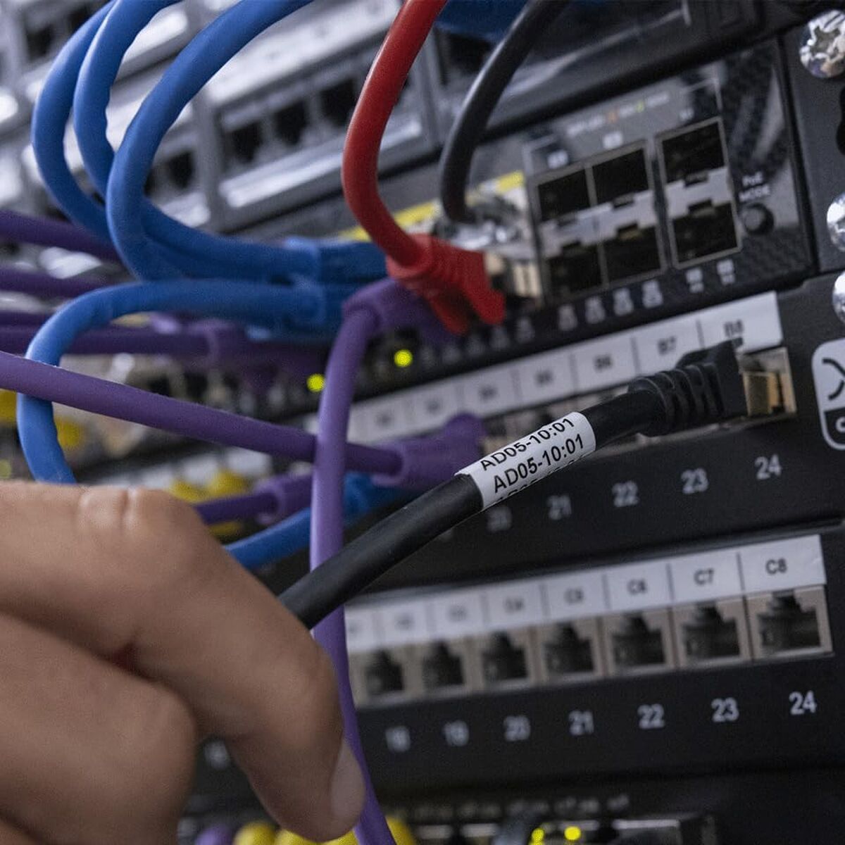 Thermal Printer Brother PTE920BTZ1 Black Orange