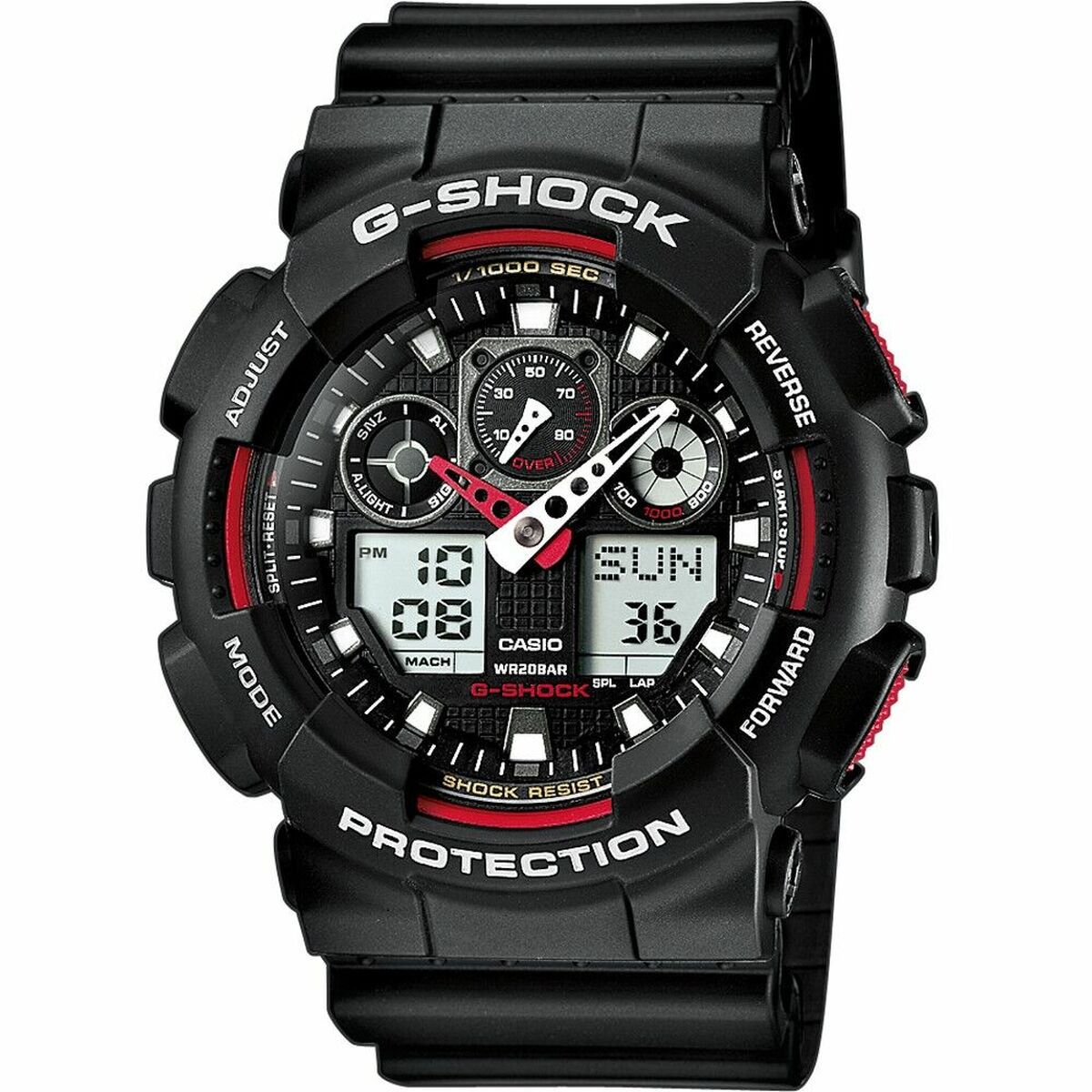 Men’s Watch Casio G-Shock GA-100-1A4ER Black ( 51 mm)