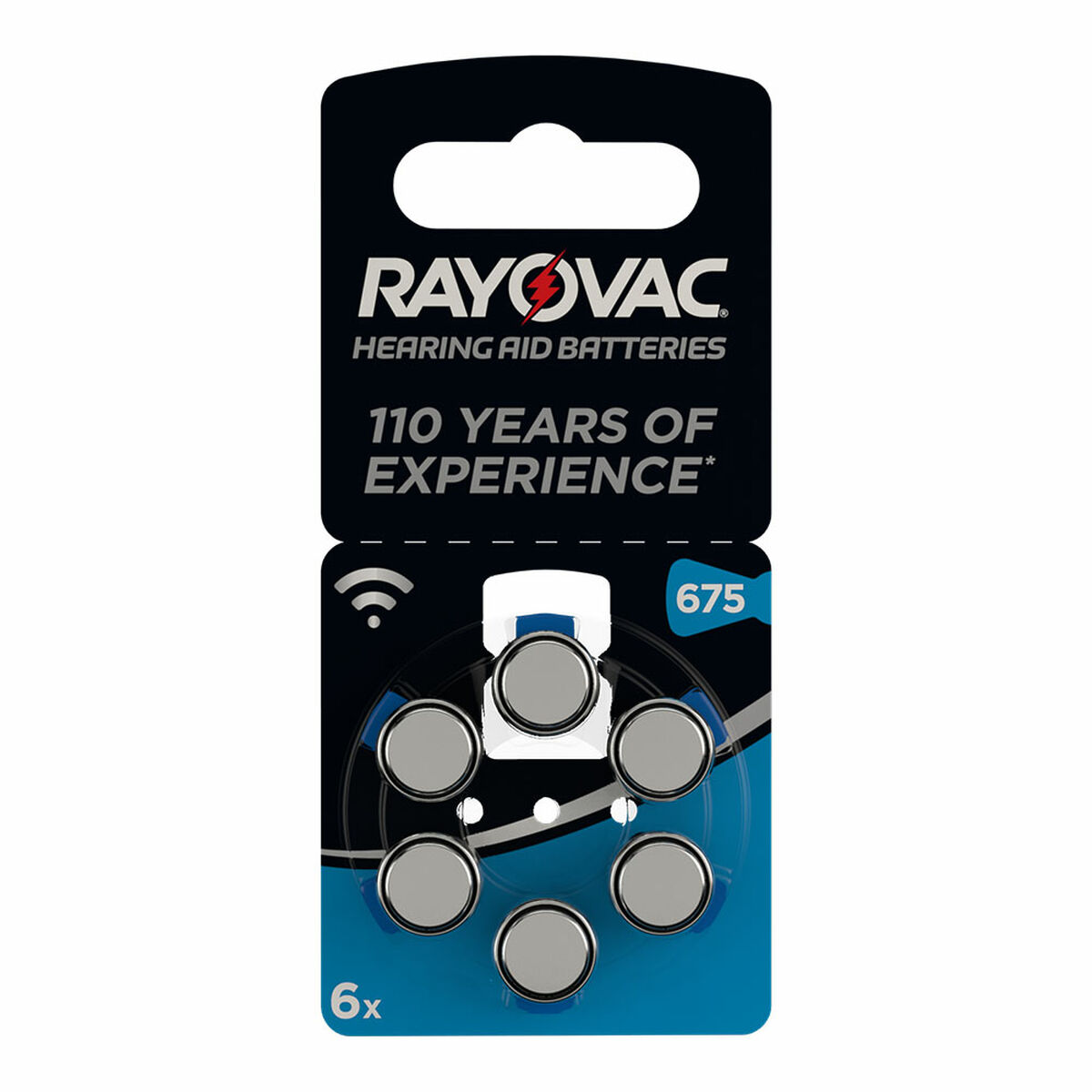 Lithium Button Batteries Rayovac Compatible with headphones ZA675 1,4 V (6 Units) Lithium Button Batteries Rayovac Compatible with headphones ZA675 1,4 V (6 Units)