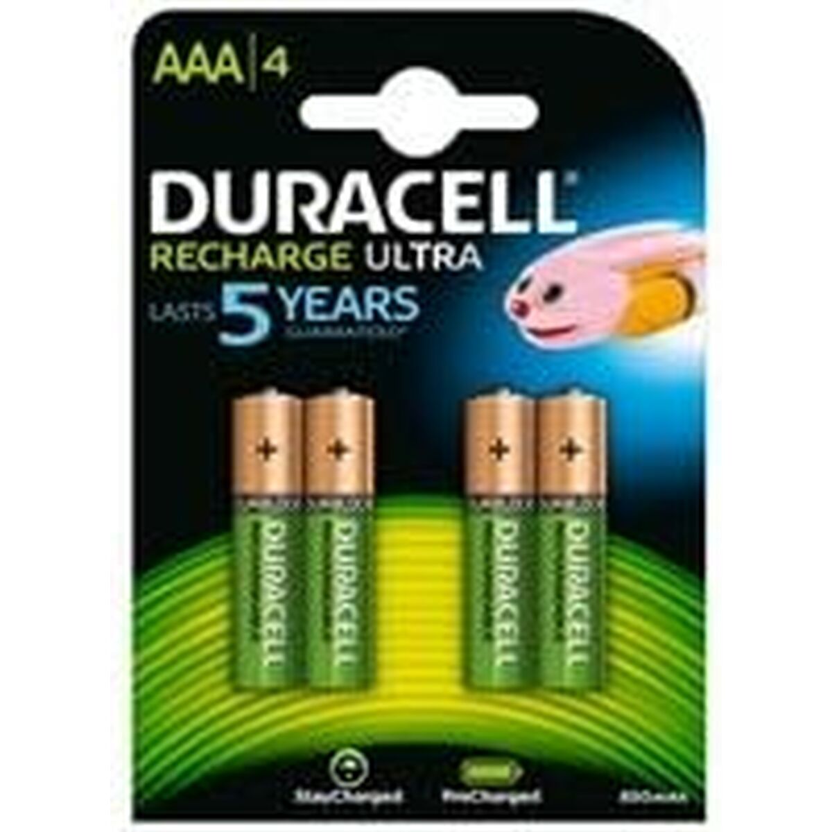 Rechargeable Batteries DURACELL DURDLLR03P4B 1,5 V (4 Units) Rechargeable Batteries DURACELL DURDLLR03P4B 1,5 V (4 Units)