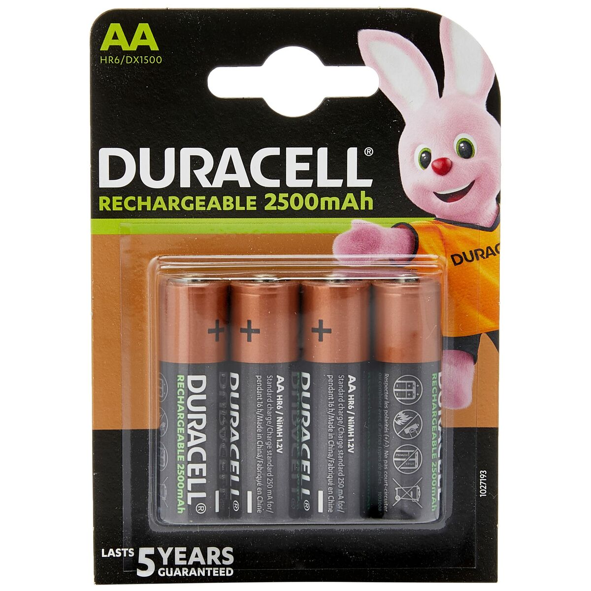 Rechargeable Batteries DURACELL HR06 1,5 V Rechargeable Batteries DURACELL HR06 1,5 V